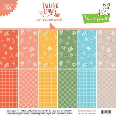 Lawn Fawn Designpapier Falling Leaves - Collection Pack